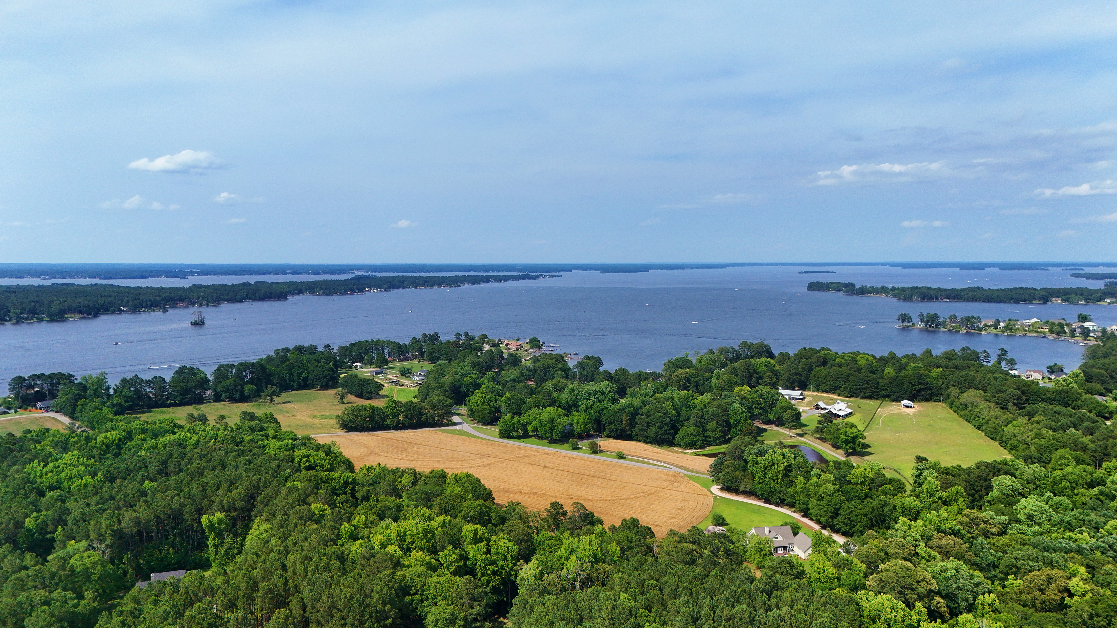 Lake Murray Aerial Drone Shot