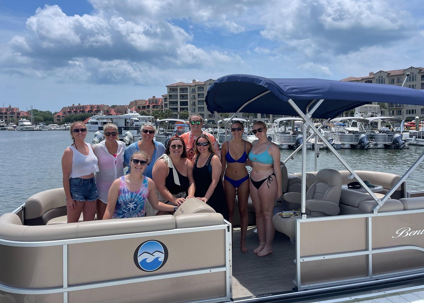 Hilton Head Luxury Pontoon Rental for 2 to 8 hours Hilton Head Luxury Pontoon Rental for 2 to 8 hours
