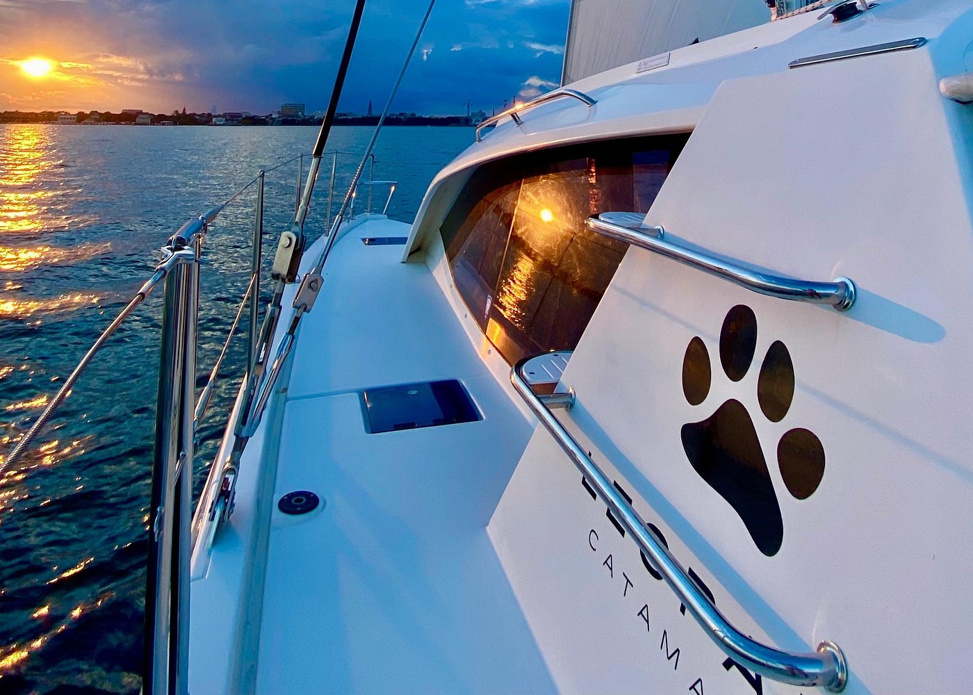 Private Charleston Harbor Catamaran Sail Private Charleston Harbor Catamaran Sail