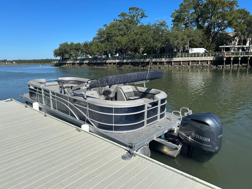 2 Hour Private 24 ft. Luxury Pontoon Hilton Head Boat Rental 2 Hour Private 24 ft. Luxury Pontoon Hilton Head Boat Rental
