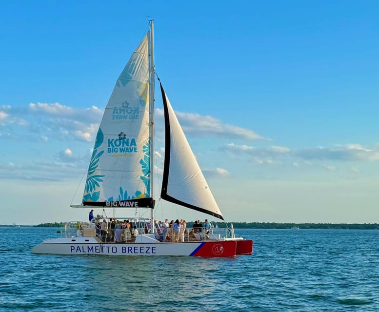 Charleston Afternoon Sail - Lux Catamaran w Seating & Shade Charleston Afternoon Sail - Lux Catamaran w Seating & Shade