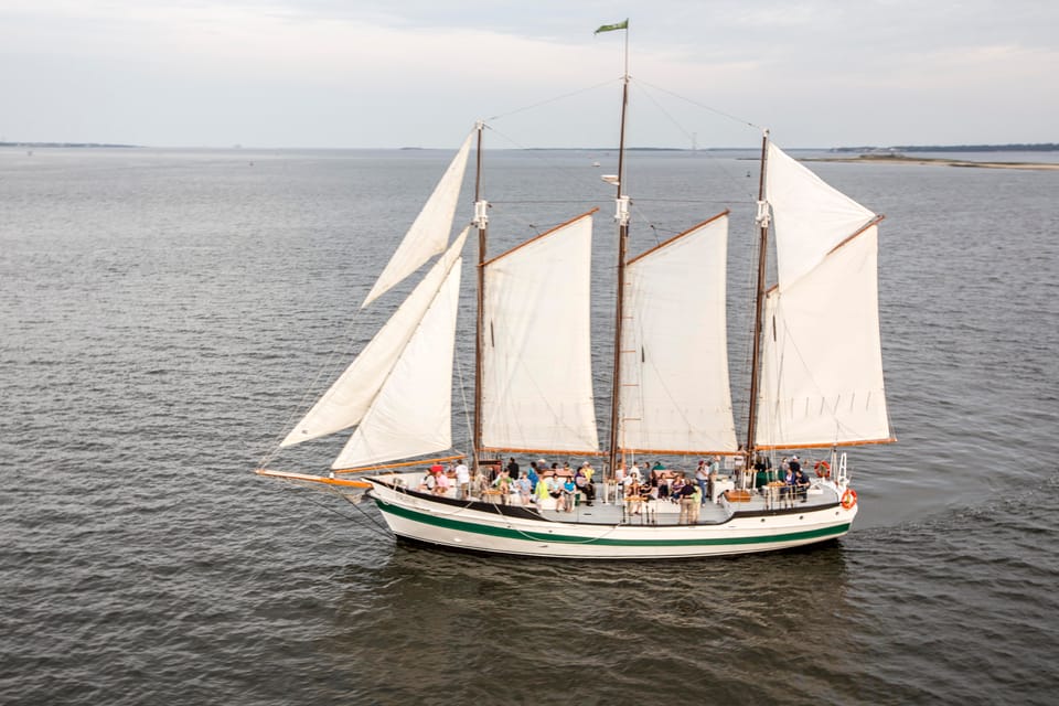 Charleston Schooner Sailing Harbor Tour & Dolphin Watch Charleston Schooner Sailing Harbor Tour & Dolphin Watch
