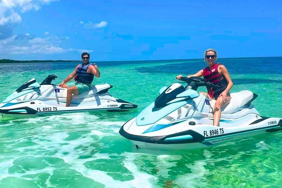 Key West Island Adventure Jet Ski Tour Bring a Partner for Free Key West Island Adventure Jet Ski Tour Bring a Partner for Free