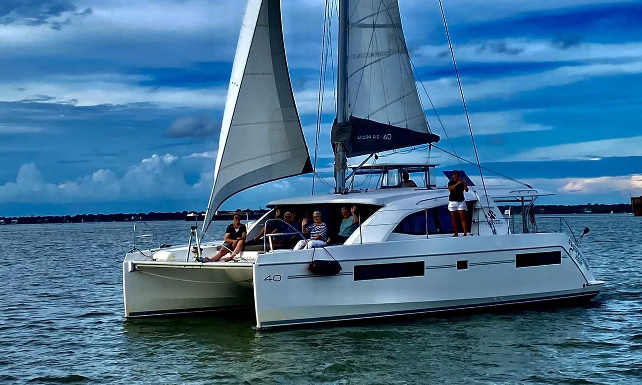 Luxury 40 Foot Catamaran Sailing Experience in Charleston Harbor Luxury 40 Foot Catamaran Sailing Experience in Charleston Harbor