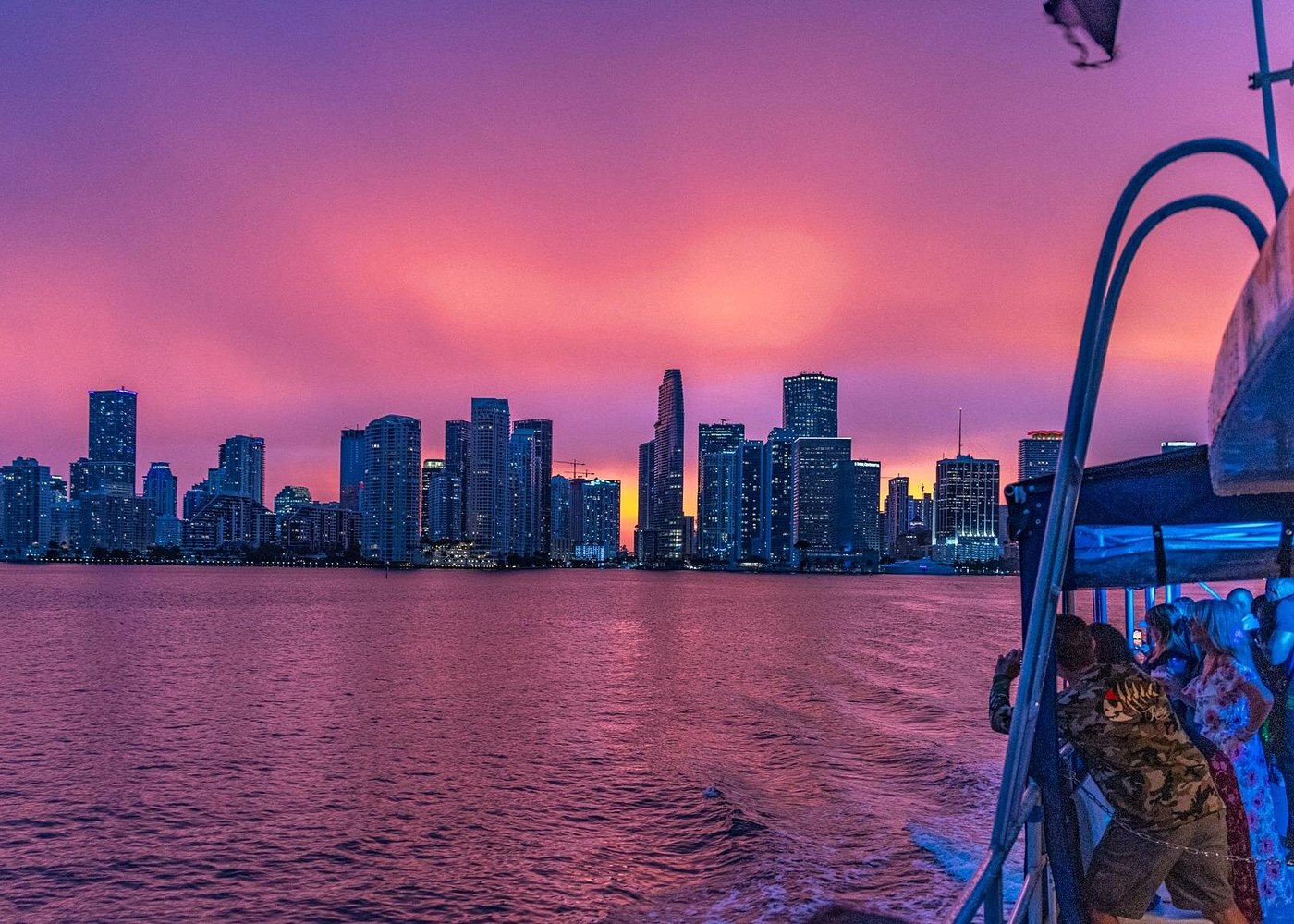 Miami Sunset and City Lights Cocktail Cruise