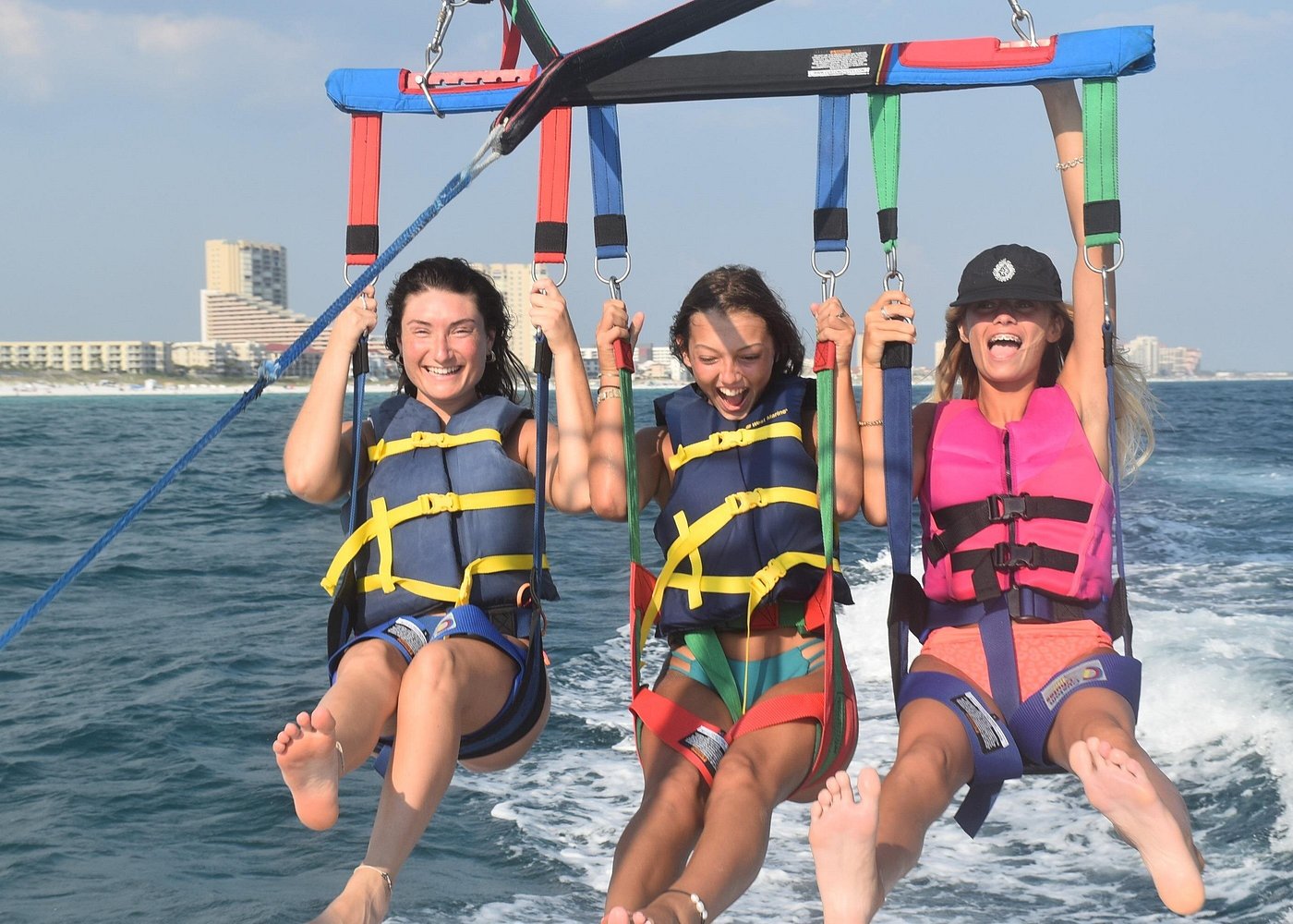 Parasailing along Fort Lauderdale Beach