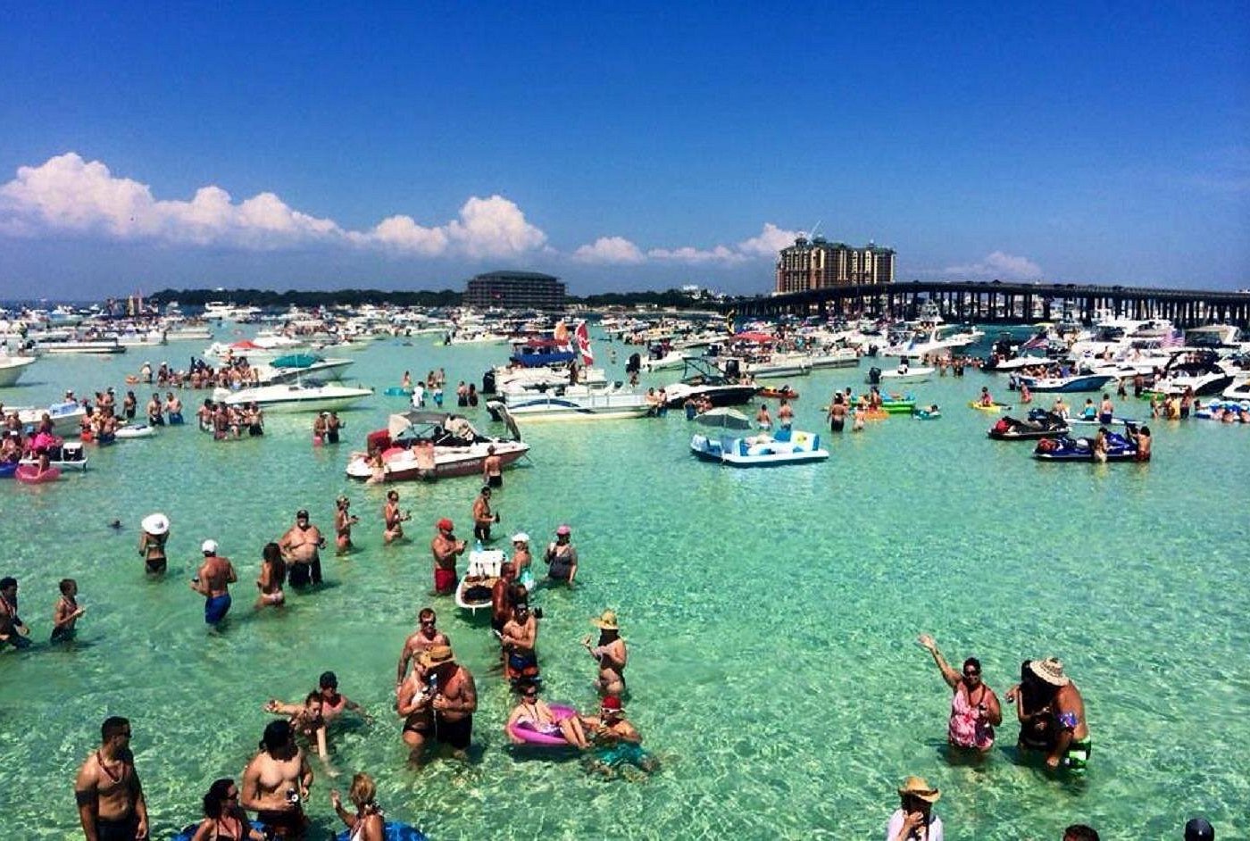 Private Captained Pontoon to Crab Island in Destin 3,4,5, or 6 Hr Private Captained Pontoon to Crab Island in Destin 3,4,5, or 6 Hr