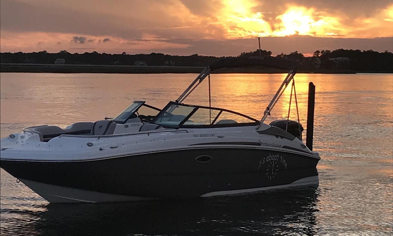 Private Sunset Cruises on Shem Creek & Charleston Harbor - 6 Person Deck Boat