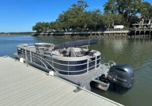 2 Hour Private 24 ft. Luxury Pontoon Hilton Head Boat Rental