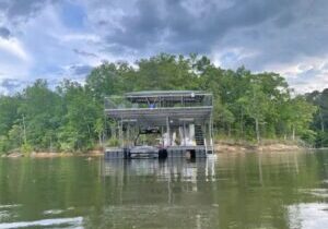 Amazing Lake Cabin with Covered Double Decker Dock