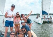 CATAMARAN DOLPHIN SAIL FOLLY BEACH SC