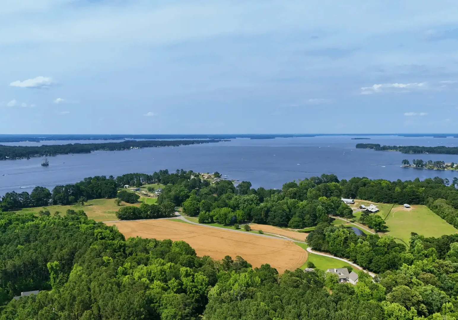 Lake Murray Aerial Drone Shot