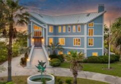 Multimillion dollar home with million dollar views on water with Dock