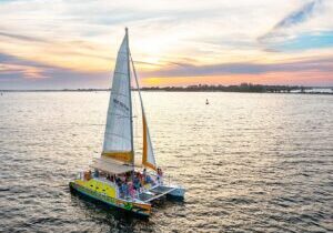 Panama City Beach Sunset Sail on The Footloose Catamaran