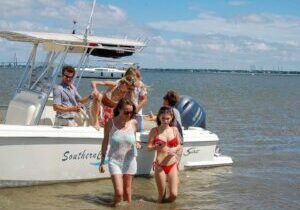 Private Afternoon Boat Ride and Beach Excursion on Southern Charm