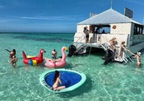 Sandbar Safari on One of a Kind Tiki Boat in Key West