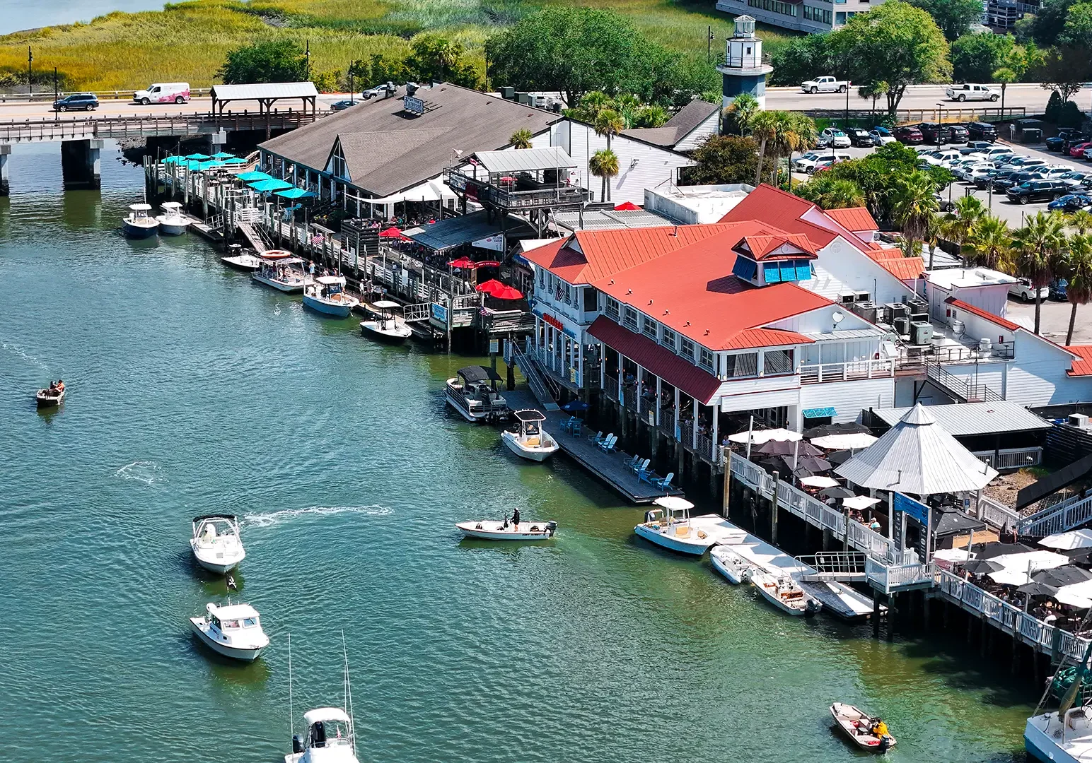 Shem Creek Aerial 3